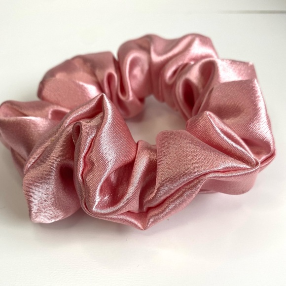 Rose satin Scrunchie - Picture 2 of 2